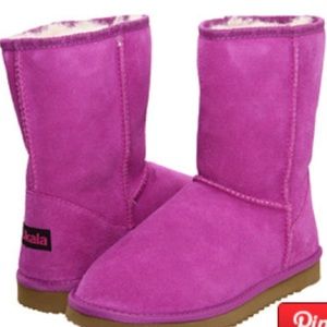 Ukala Sydney Suede Boots New Purple 3